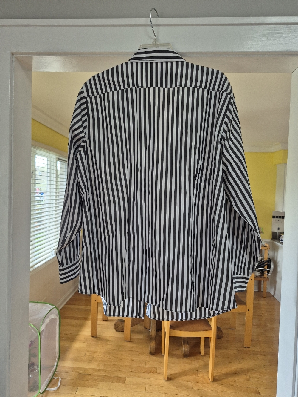 Lands End Vetical Stripe Blouse 18 W - Picture 5 of 5